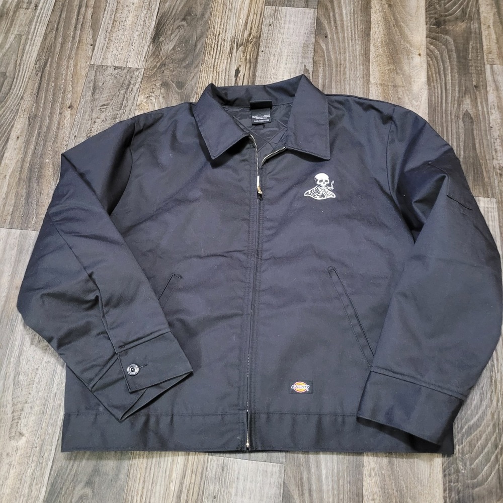 Dickies Quilted Black Eisenhower Full Zip Jacket Size 2XL Iron Smoke Distillery